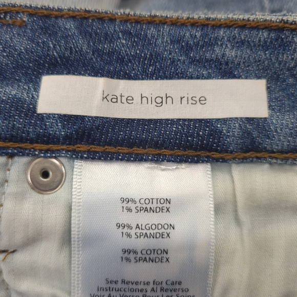 STS Blue Kate High Rise Distressed Denim Jean Shorts 24 - Picture 5 of 6